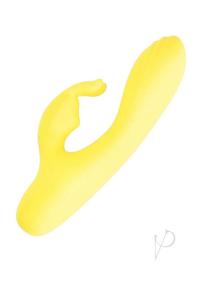 Sorbet Lemon Rechargeable Silicone Rabbit - Yellow