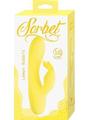 Sorbet Lemon Rechargeable Silicone Rabbit - Yellow