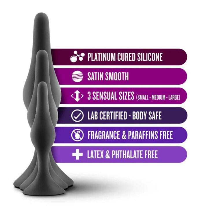 Cloud 9 Lingerie | Adult Toy Store in Corpus Christi | BLUSH BEGINNER ANAL PLUG KIT