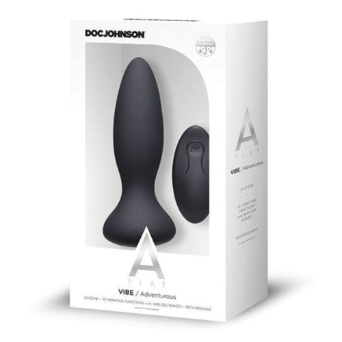 Cloud 9 Lingerie | Adult Toy Store in Corpus Christi | DOC JOHNSON A-PLAY VIBRATING ANAL PLUG WITH REMOTE CONTROL