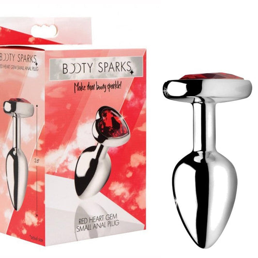Cloud 9 Lingerie | Adult Toy Store in Corpus Christi | BOOTY SPARK RED HEART GEM ANAL PLUG