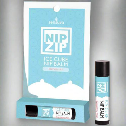 Cloud 9 Lingerie | Erotic Oils & Lotions for Arousal in Corpus Christi | NIP ZIP ICE CUBE NIPPLE BALM - STRAWBERRY