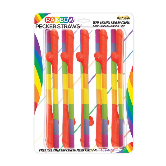 RAINBOW PECKER STRAWS