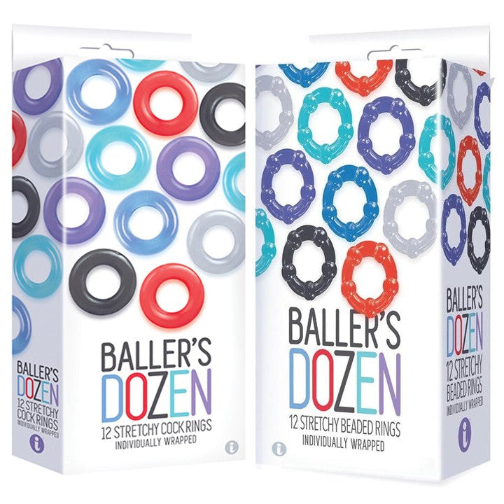 Cloud 9 Lingerie | Adult Toys for Men in Corpus Christi | BALLER'S DOZEN COCK RINGS