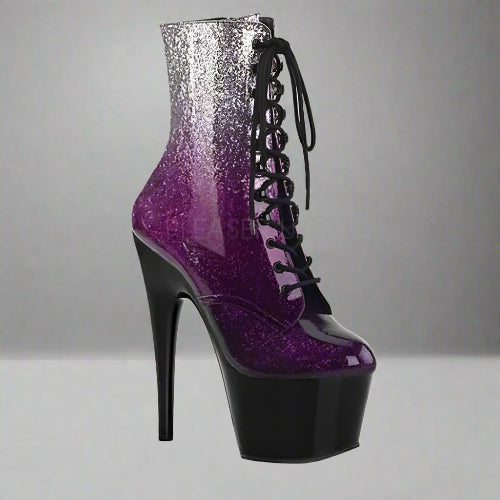 Cloud 9 Lingerie | Sexy Stripper Shoe Store in Corpus Christi | PURPLE OMBRE 7" BOOTS