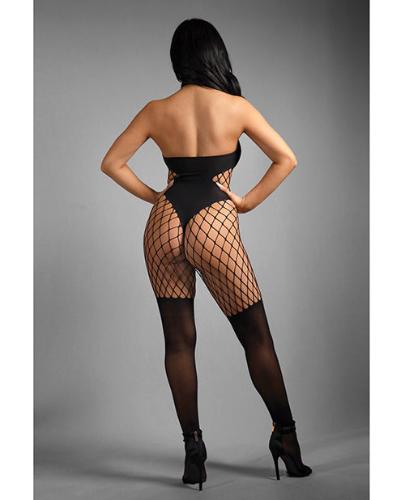 Cloud 9 Lingerie | Sexy Lingerie in Corpus Christi | DIAMOND NET CROTCHLESS BODYSTOCKING