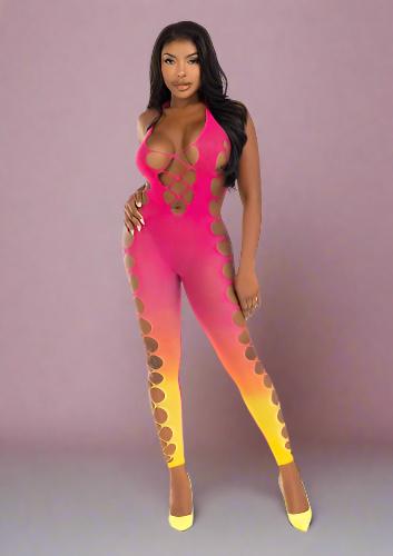 Cloud 9 Lingerie | Sexy Lingerie in Corpus Christi | FOOTLESS OMBRE BODYSTOCKING