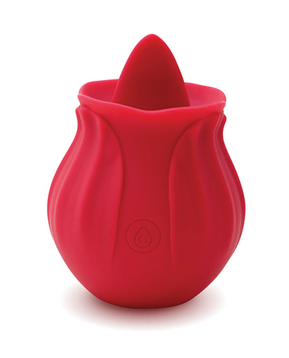 RED LIX VIBRATING ROSE BUDDY VIBRATOR