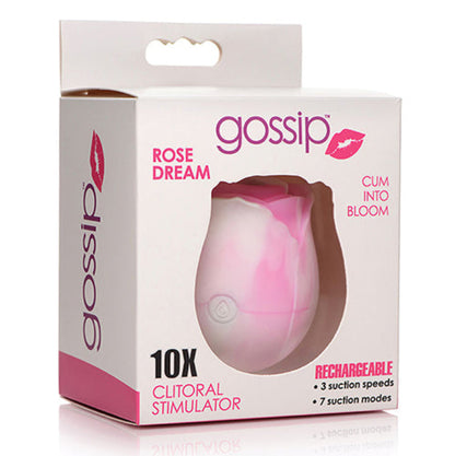Cloud 9 Lingerie | Adult Toy Store for Lovers | Curve Toys Gossip Cum Into Bloom Clitoral Vibrator - Rose Dream Swirl