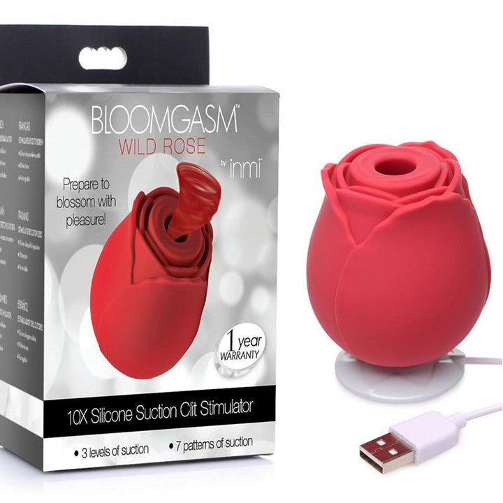 Cloud 9 Lingerie | Adult Toys in Corpus Christi | BLOOMGASM WILD ROSE WITH CLITORAL SUCTION
