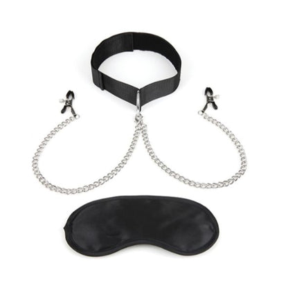 COLLAR WITH ATTACHED NIPPLE CLAMPS