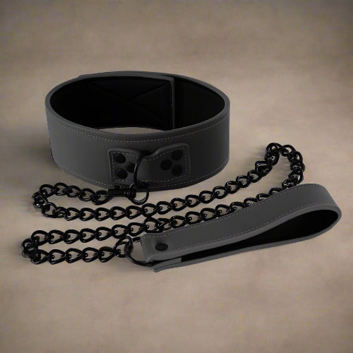 Cloud 9 Lingerie | BDSM and Fetish Toys in Corpus Christi | CHAINED COLLAR AND LEASH SET