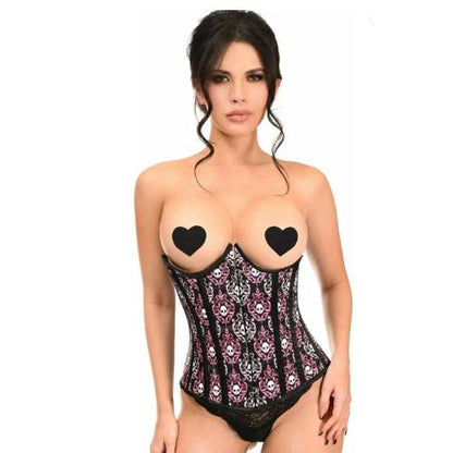 Cloud 9 Lingerie | Sexy Lingerie Store in Corpus Christi | SKULL PRINT UNDERBUST CORSET