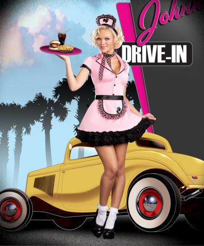 Cloud 9 Lingerie | Halloween Costumes for Women in Corpus Christi | SHERI COLA WAITRESS COSTUME