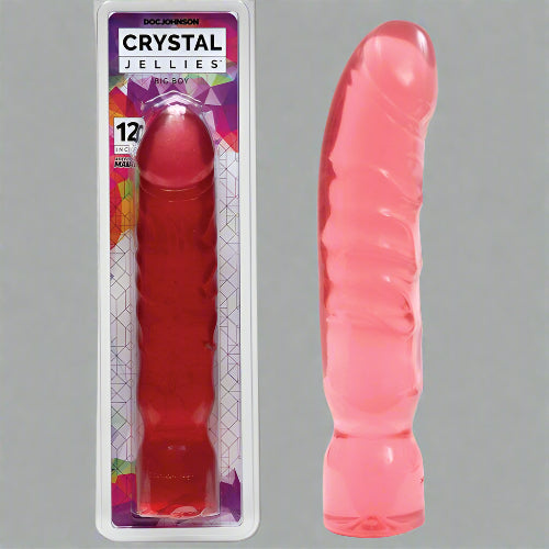 Cloud 9 Lingerie | Adult Toys Store in Corpus Christi | 12-INCH CRYSTAL JELLIES DILDO