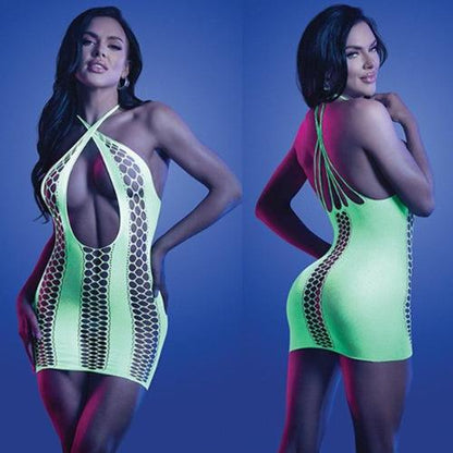 Cloud 9 Lingerie | Sexy Miss & Plus Size Lingerie in Corpus Christi | GLOW IN THE DARK CUTOUT DRESS