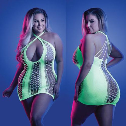 Cloud 9 Lingerie | Sexy Miss & Plus Size Lingerie in Corpus Christi | GLOW IN THE DARK CUTOUT DRESS