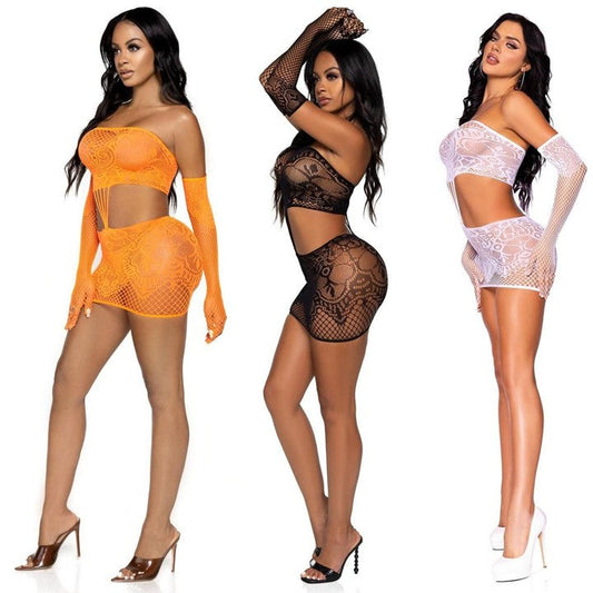 Cloud 9 Lingerie | Sexy Bedroom Lingerie in Corpus Christi | Lace & Mesh Tube Dress