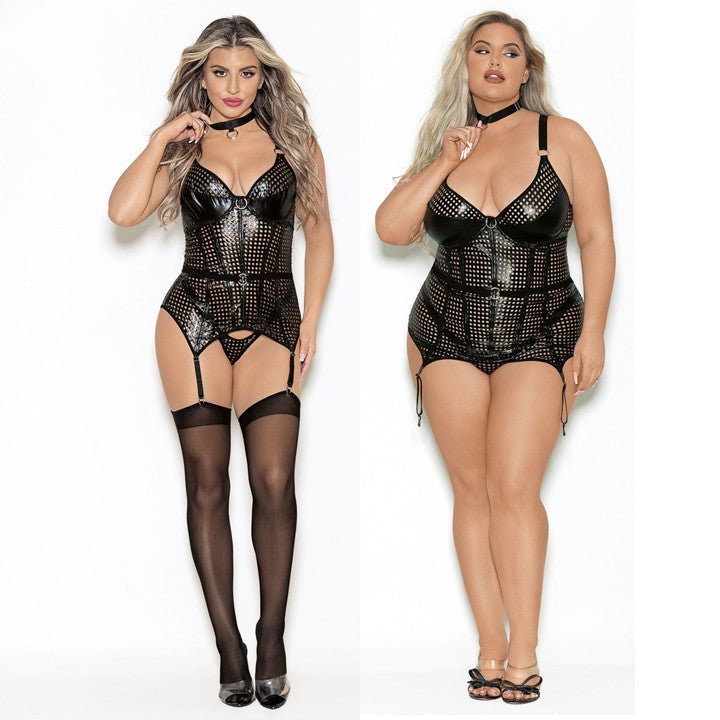 Cloud9 Lingerie | Fetish BDSM Lingerie Store in Corpus Christi | FEMME FATALE BUSTIER SET
