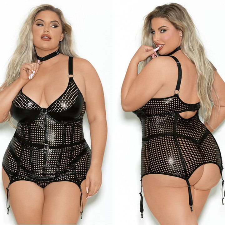 Cloud9 Lingerie | Fetish BDSM Lingerie Store in Corpus Christi | FEMME FATALE BUSTIER SET