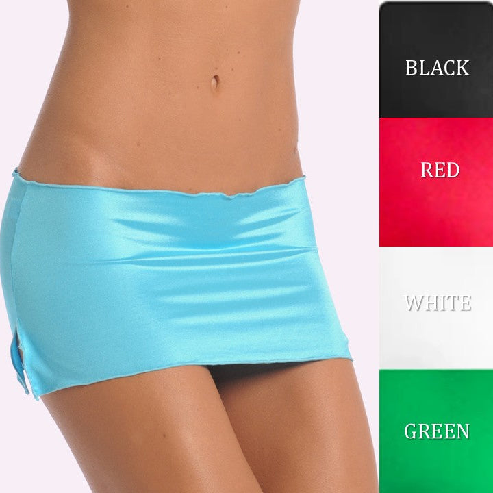 SLINKY FITTED SKIRT WITH SIDE SLITS