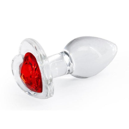 Cloud 9 Lingerie | Sex Toys in Corpus Christi | CRYSTAL HEART GEM GLASS BUTT PLULG