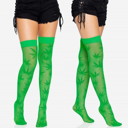 Cloud 9 Lingerie | Sexy Hosiery in Corpus  Christi | BLACK 420 THIGH HIGH STOCKINGS