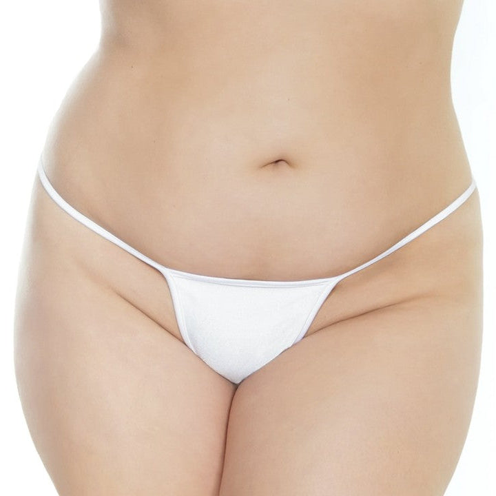 Cloud 9 Lingerie | Sexy Stripper Wear in Corpus Christi | LOW RISE WHITE THONG