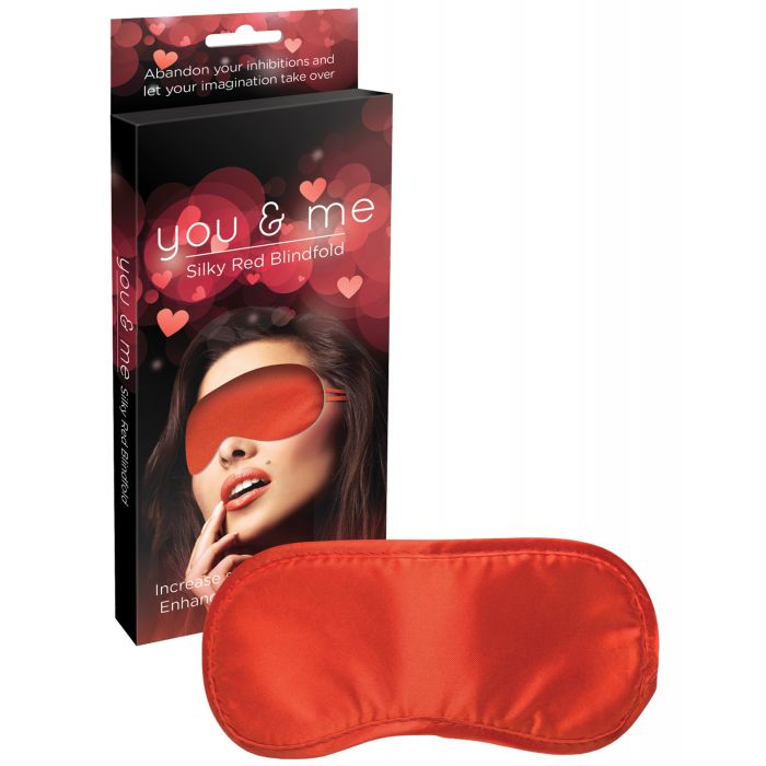 SILKY RED BLINDFOLD