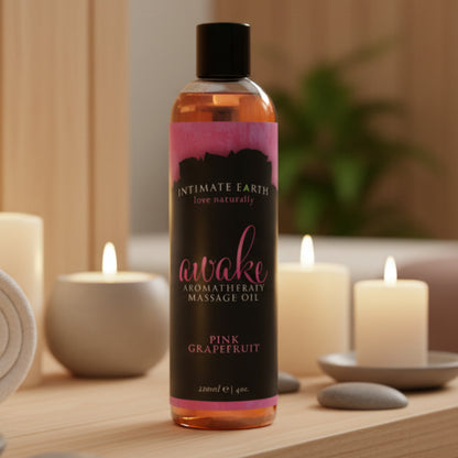 Cloud 9 Lingerie | Aromatherapy Massage Oils in Corpus Christi | INTIMATE EARTH AROMATHERAPY MASSAGE OILS | PINK GRAPEFRUIT MASSAGE OIL