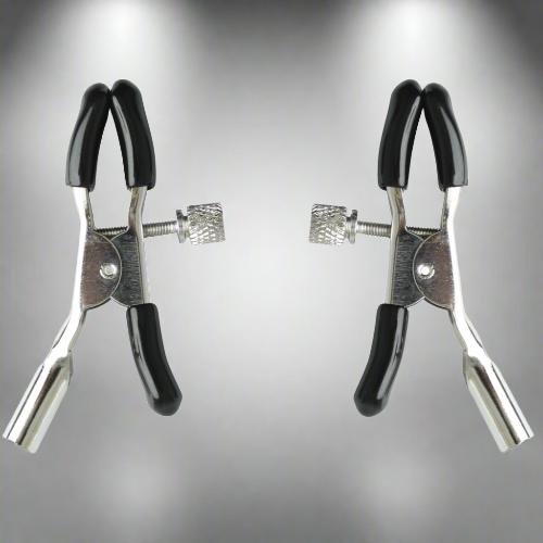 Cloud 9 Lingerie | Adult Toys in Corpus Christi | RUBBER TIPPED NIPPLE CLAMPS WITH ADJUSTABLE SCREW