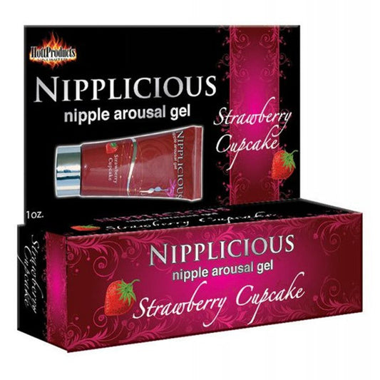 Cloud 9 Lingerie | Sensual Oils & Lotions in Corpus Christi | NIPPLICIOUS NIPPLE AROUSAL GEL - STRAWBERRY CUPCAKE