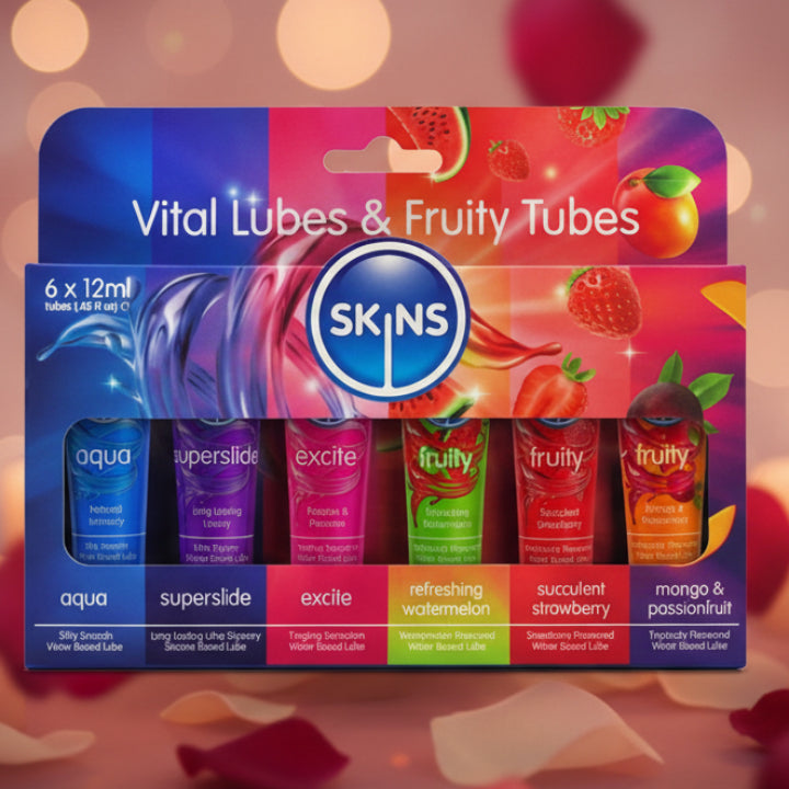 Cloud 9 Lingerie | Sensual Oils & Lotions for Lovers in Corpus Christi | SKIN FRUITY LUBES SAMPLER