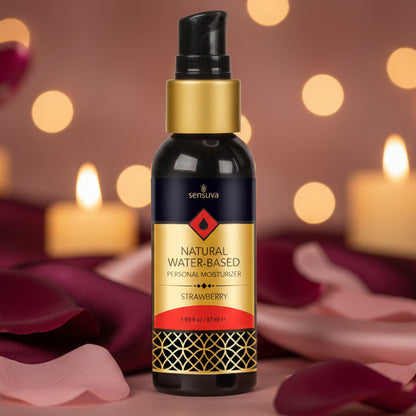 Cloud 9 Lingerie | Erotic Oils & Lotions in Corpus Christi | SENSUVA PERSONAL FLAVORED LUBRICANTS - STRAWBERRY