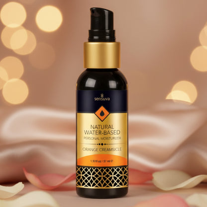 Cloud 9 Lingerie | Erotic Oils & Lotions in Corpus Christi | SENSUVA PERSONAL FLAVORED LUBRICANTS - ORANGE CREAMCICLE