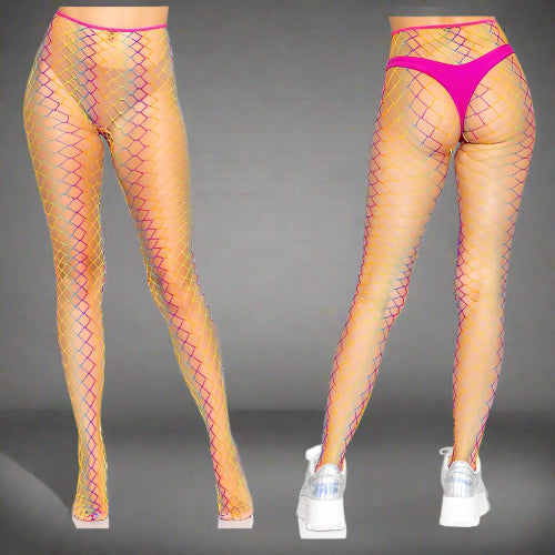 Cloud 9 Lingerie | Sexy Lingerie in Corpus Christi | MULTI COLOR FISHNET PANTYHOSE