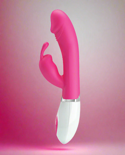 Add your favorite water-based lube to this silicone G-spot vibrator or let your own natural moisture get your silicone vibe all wet. The smooth surface and tapered head make sliding this sex toy inside so pleasurable. The specially designed curved head finds your G-spot easily and sends all those excellent vibrations right where you need them for the tremblingly good internally-focused orgasms you crave with 30 vibration functions and the unique sound responsive mode vibrates with Siri in time to music or t