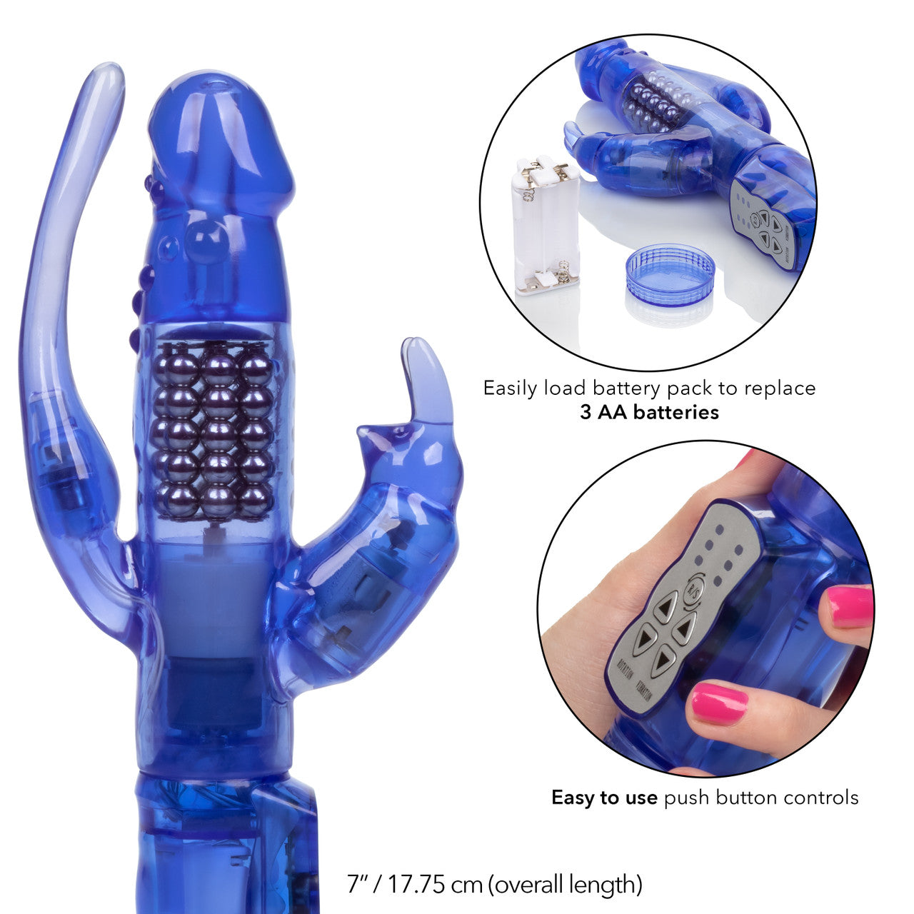 Cloud 9 Lingerie | 4902 Holly * Corpus Christi, Tx | TRIPLE TEASER RABBIT VIBRATOR