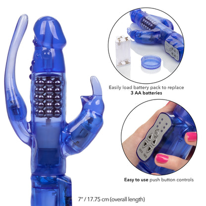 Cloud 9 Lingerie | 4902 Holly * Corpus Christi, Tx | TRIPLE TEASER RABBIT VIBRATOR