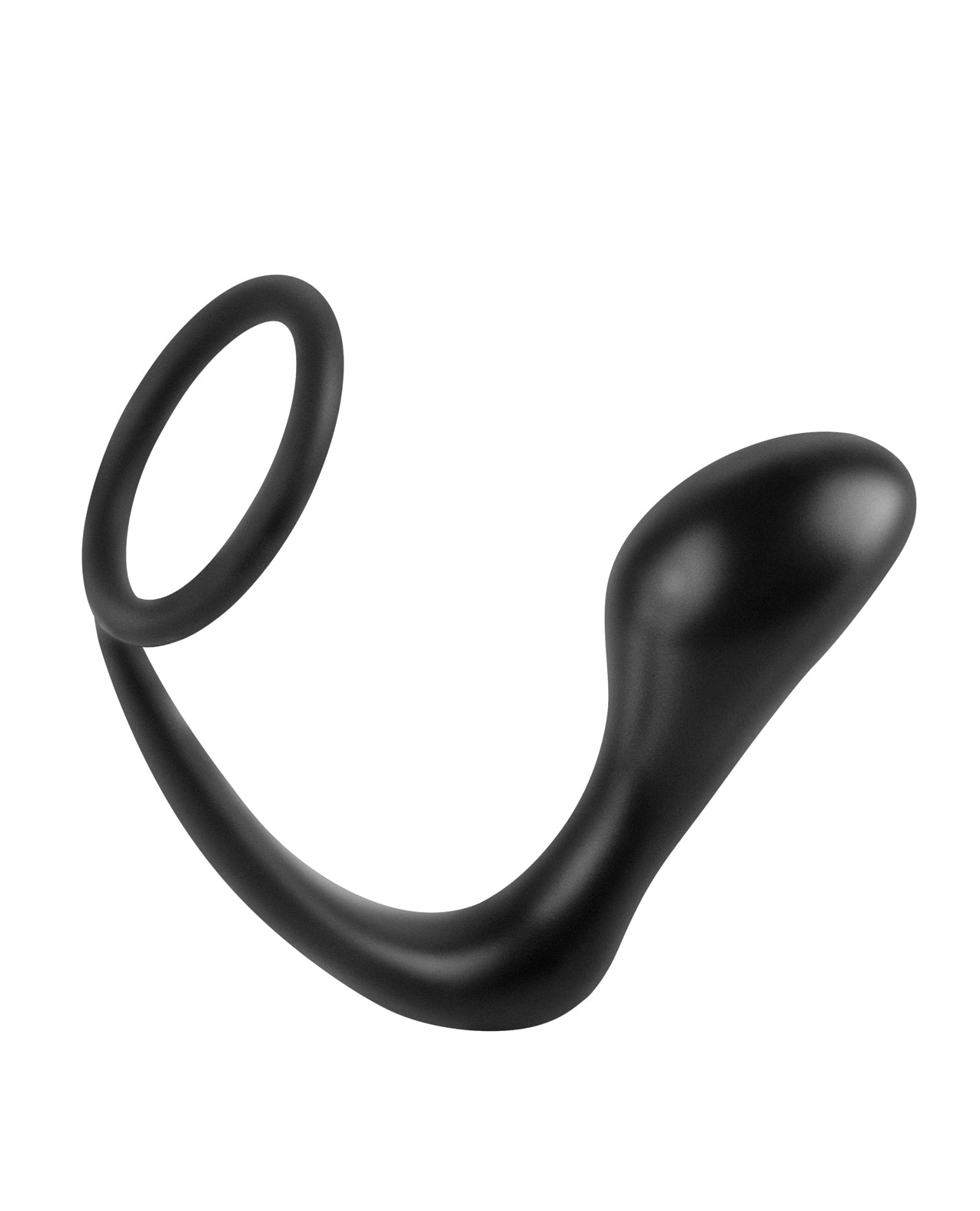 ASS-GASM COCK RING WITH PLUG