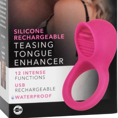 Cloud 9 Lingerie | Adult Store in Corpus Christi | Rechargeable Teasing Tongue Vibrating Ring for Couples