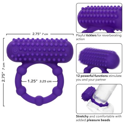 RECHARGEABLE 5 BEAD MAXIMUS VIBRATING RING