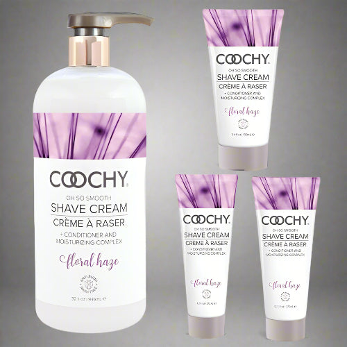 Cloud 9 Lingerie | Sensual Oils & Lotions in Corpus Christi | FLORAL HAZE COOCHY SHAVING CREAM