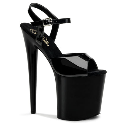 8-INCH BLACK STILETTO HEELS