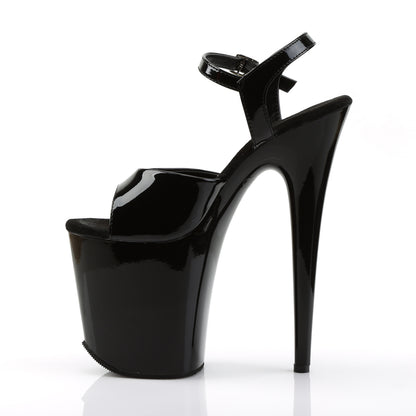 8-INCH BLACK STILETTO HEELS