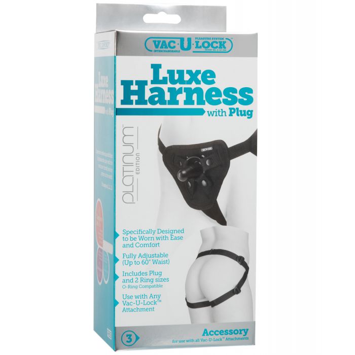 Cloud 9 Lingerie | Adult Toys in Corpus Christi | VAC-U-LOC LUXE HARNESS WITH PLUG