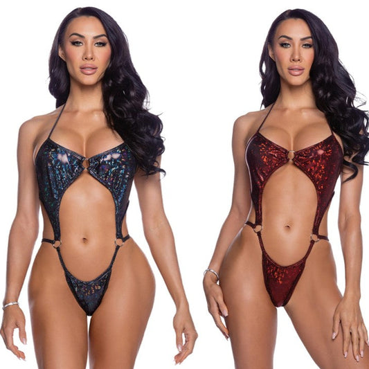 Cloud 9 Lingerie | Corpus Christi Sexy Stripper Store | SHIMMER ONE PIECE TEDDY WITH RING