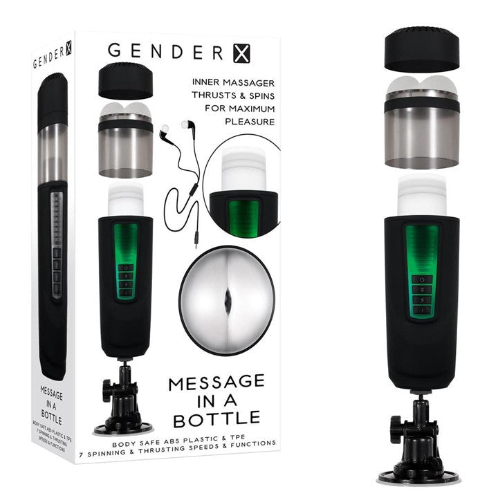 Cloud 9 Lingerie | Adult Toy Store for Men | GENDER X THRUSTING AND SPINNING MASTURBATOR WITH SOUND