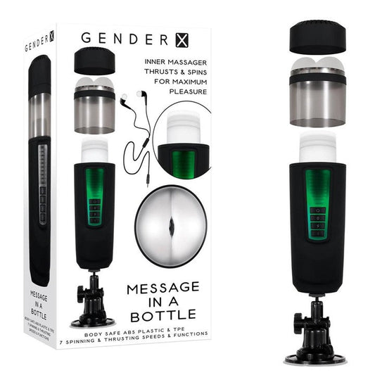 Cloud 9 Lingerie | Adult Toy Store for Men | GENDER X THRUSTING AND SPINNING MASTURBATOR WITH SOUND