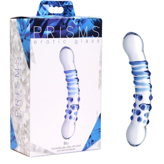 Cloud 9 Lingerie | Adult Toys in Corpus Christi | PRISMS EROTIC GLASS | TEXTURED DUAL ENDED GLASS DILDO